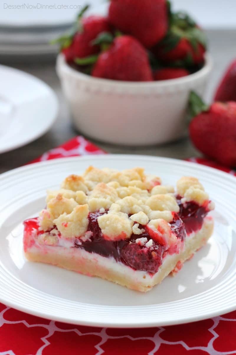 Strawberries and Cream Crumb Bars WM