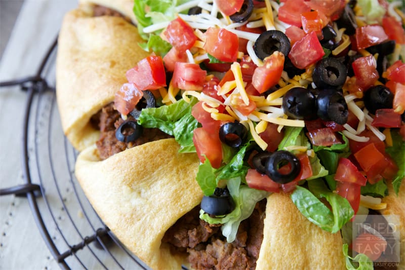 The Pampered Chef Taco Ring Tried and Tasty