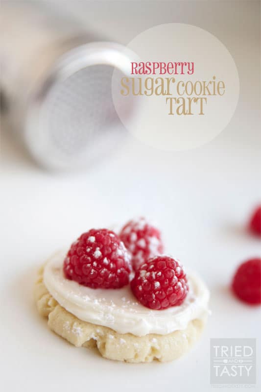 Raspberry Sugar Cookie Tart // Tried and Tasty
