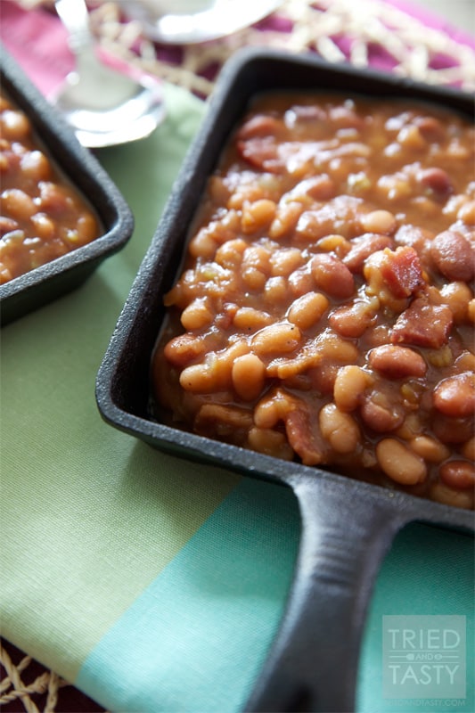 Best Slow Cooker Baked Beans - Simply Happy Foodie
