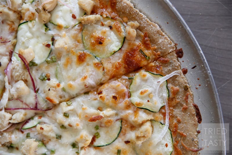 Thin Style Thai Chicken Pizza // Tried and Tasty