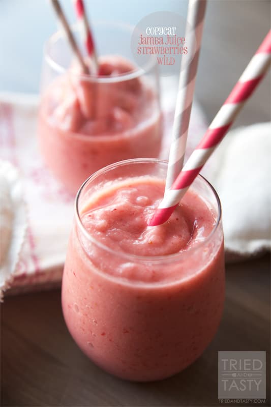 Copycat Jamba Juice Strawberries Wild // Tried and Tasty