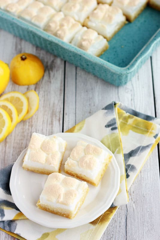 Barres à la tarte au citron