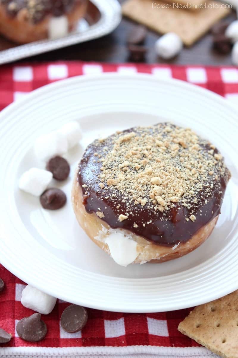 S'mores Donuts // Dessert Now Dinner Later