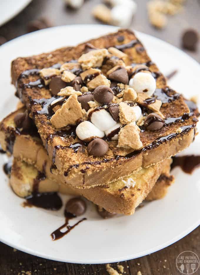Smores French Toast // Like Mother Like Daughter