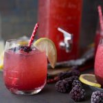 Blackberry Vanilla Lemon Spritzer | This refreshing and delicious spritzer is fizzy, tart, and sweet all at once! | Tried and Tasty